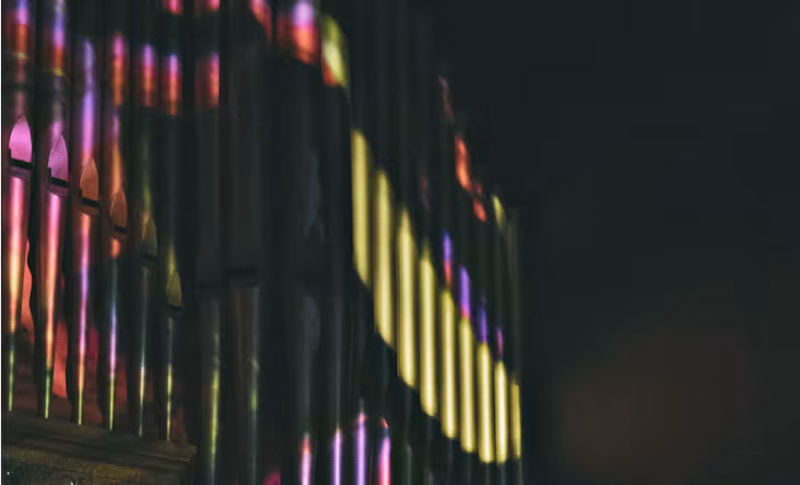 A backdrop from Char's live set. Image from Char Stiles.