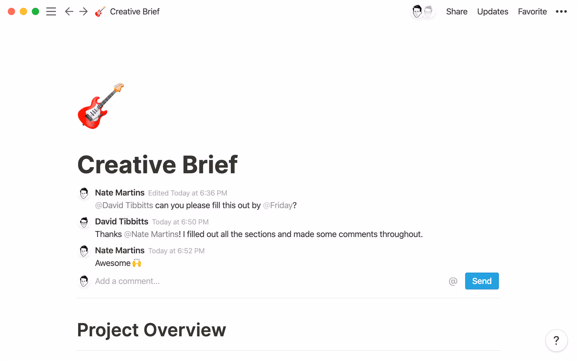 Comments and discussions - hero